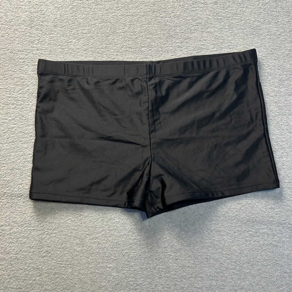 Swim Shorts Womens XXL Black Boyshort Bikini Bottom Full Coverage Beach Swimwear